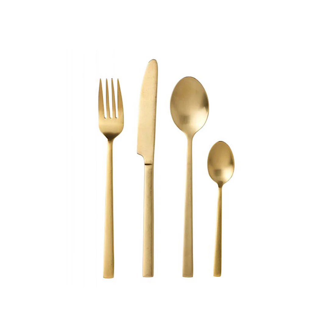 Bitz Living Cutlery Box 16pcs each 4 Dinner Fork, Dinner Knife, Dinner Spoon, Coffee Spoon